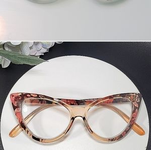 Floral Cat Eye Reading Glasses